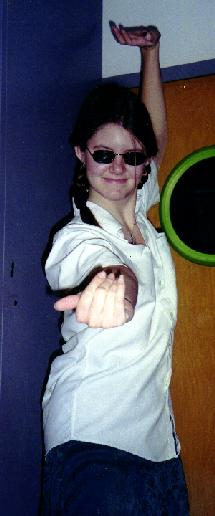 Claire Weiss IS the Matrix: 'I know kung fu!'