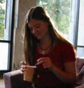 Claire in Kohlberg
drinking coffee