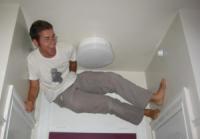 chris climbing my
walls