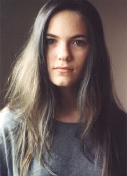 nori in 1994, blue hair