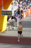 me crossing
finish line
