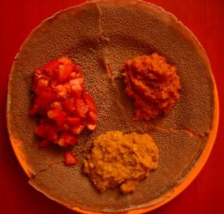 orange ethiopian dinner